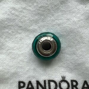Pandora turquoise Marano glass charm